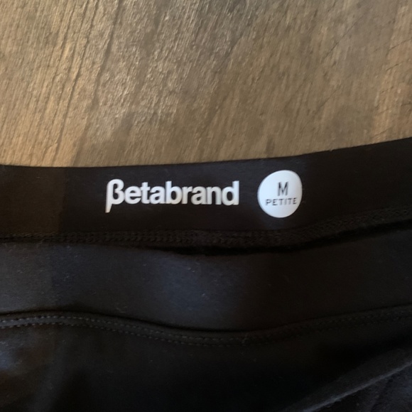 Beta‎ brand black slit skirt with pants underneath. Worn once - Picture 7 of 7